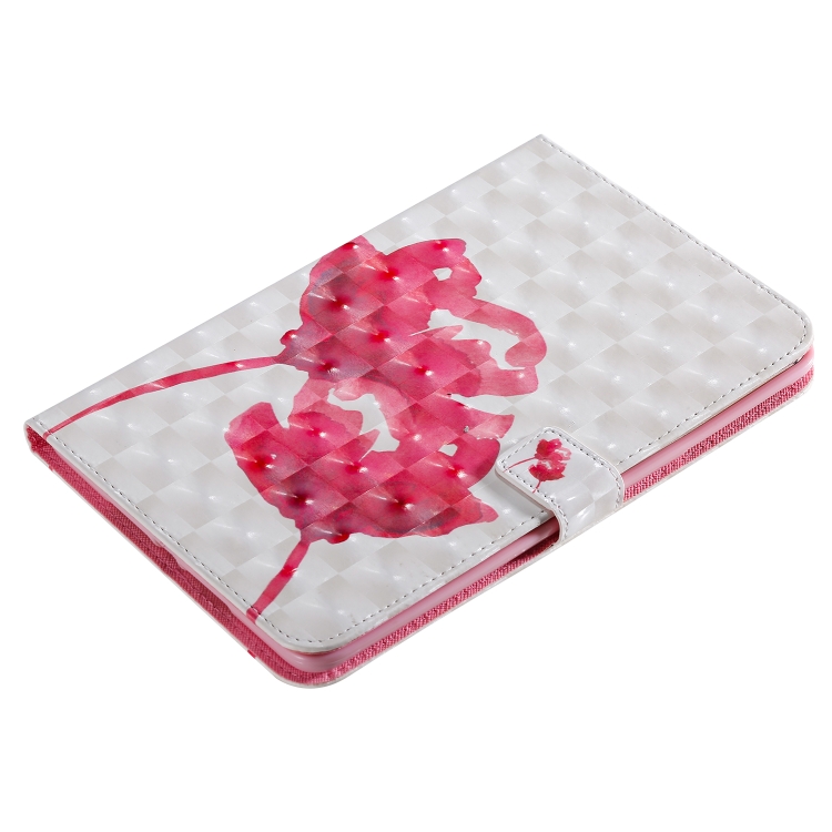 For iPad Mini 2019 & 4 & 3 & 2 & 1 3D Colored Drawing Horizontal Flip Leather Case with Holder & Card Slots & Wallet & Sleep / Wake-up Function(Red Rose) For iPad Mini 2019 & 4 & 3 & 2 & 1 3D Colored Drawing Horizontal Flip Leather Case with Holder & Card Slots & Wallet & Sleep / Wake-up Function(Red Rose)