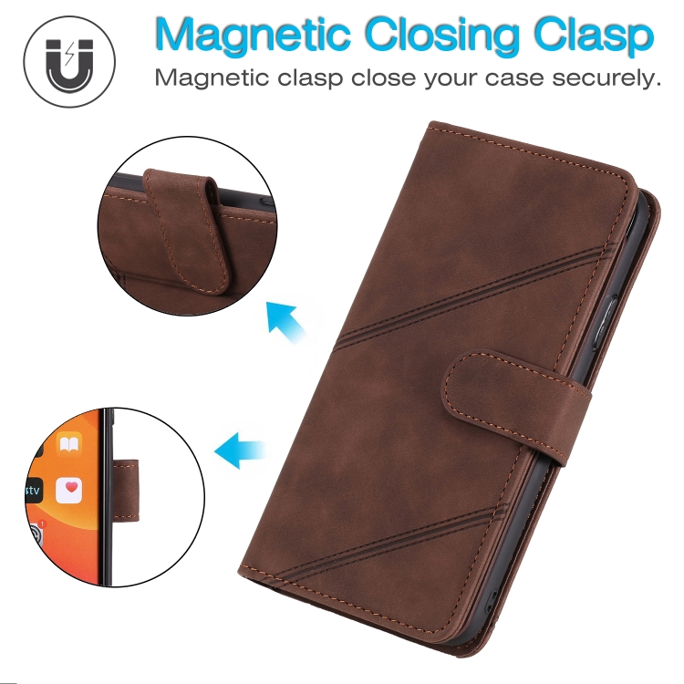 For Samsung Galaxy S20 FE Skin Feel Business Horizontal Flip PU Leather Case with Holder & Multi-Card Slots & Wallet & Lanyard & Photo Frame(Brown) For Samsung Galaxy S20 FE Skin Feel Business Horizontal Flip PU Leather Case with Holder & Multi-Card Slots & Wallet & Lanyard & Photo Frame(Brown)