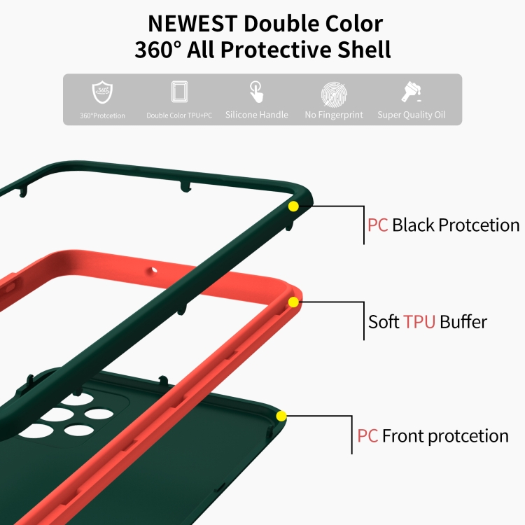 For Samsung Galaxy S21+ 5G Dual-color 360 Degrees Full Coverage Protective PC + TPU Shockproof Case(Deep Green) For Samsung Galaxy S21+ 5G Dual-color 360 Degrees Full Coverage Protective PC + TPU Shockproof Case(Deep Green)