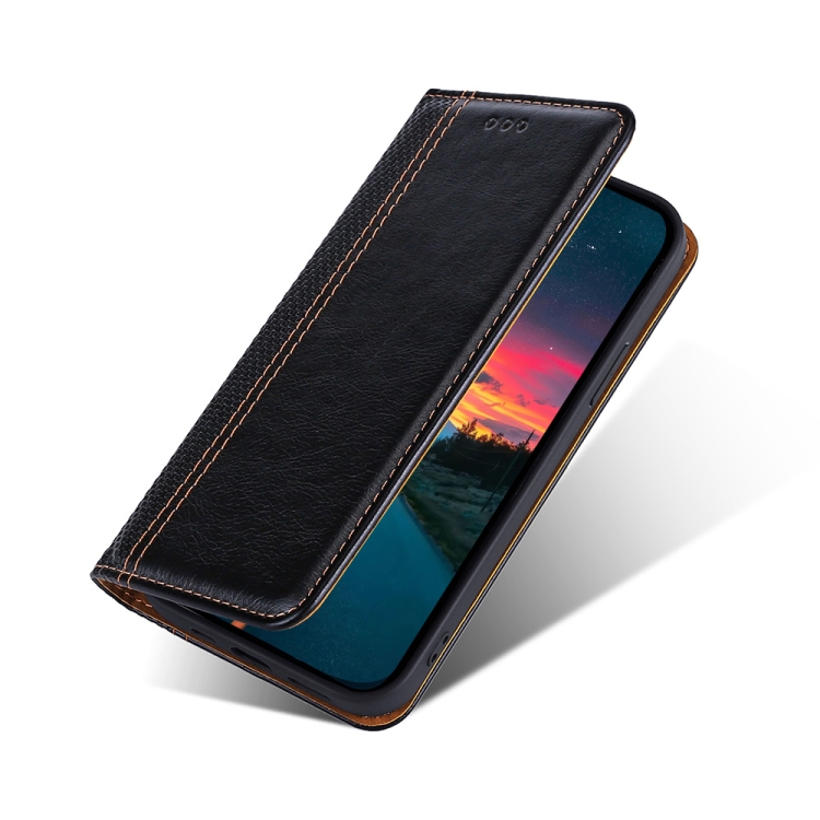 For Samsung Galaxy S21 5G Grid Texture Magnetic PU + TPU Horizontal Flip Leather Case with Holder & Card Slot(Black) For Samsung Galaxy S21 5G Grid Texture Magnetic PU + TPU Horizontal Flip Leather Case with Holder & Card Slot(Black)