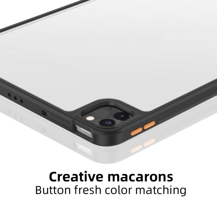 For iPad Pro 12.9 2022 / 2021 / 2020 Mutural Qing Xiu Series PC + TPU Shockproof Tablet Case with Pen Slot(Blue) For iPad Pro 12.9 2022 / 2021 / 2020 Mutural Qing Xiu Series PC + TPU Shockproof Tablet Case with Pen Slot(Blue)