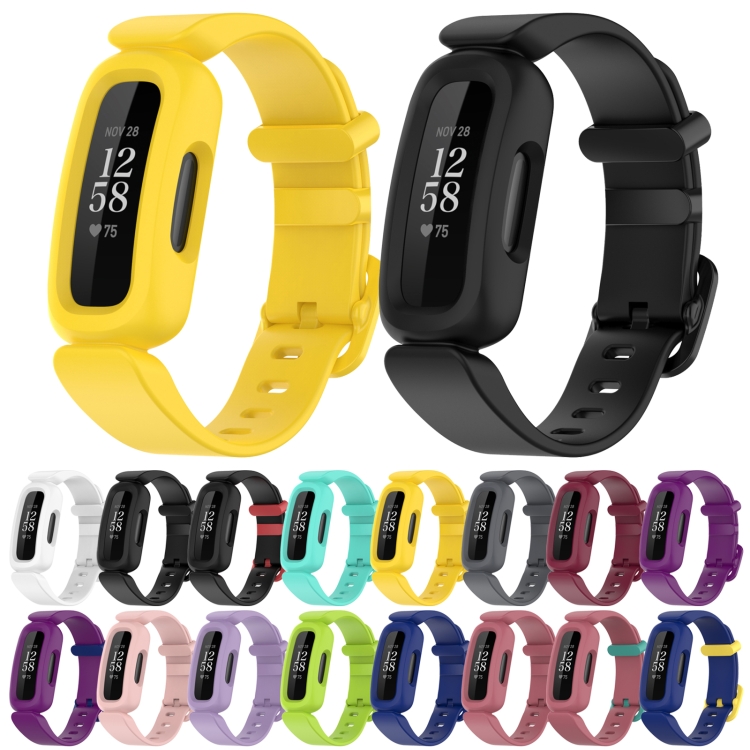 Bracelet silicone Fitbit Ace 3 (gris/jaune) 
