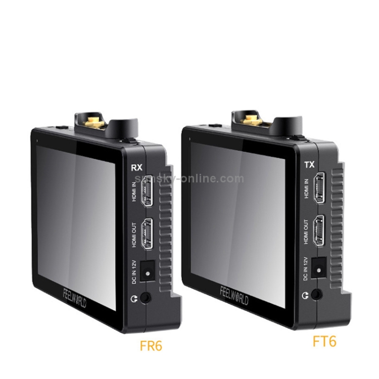 FEELWORLD FT6+FR6 モニター FEELWORLD FT6 FR6 Sistema de transmissão de vídeo sem fio de 5,5