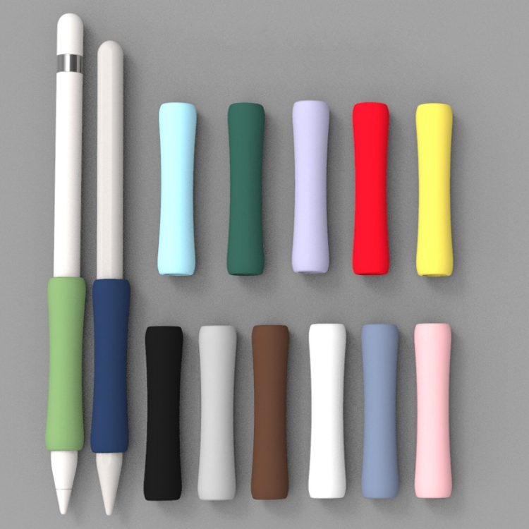 Stylus Touch Pen Silicone Protective Cover For Apple Pencil 1 / 2(Milk Gray) Stylus Touch Pen Silicone Protective Cover For Apple Pencil 1 / 2(Milk Gray)