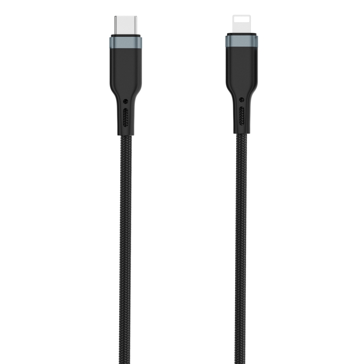WIWU PT04 USB-C / Type-C to 8 Pin Platinum Data Cable, Cable Length:3m(Black) WIWU PT04 USB-C / Type-C to 8 Pin Platinum Data Cable, Cable Length:3m(Black)