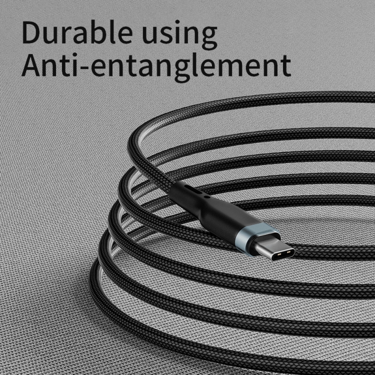WIWU PT04 USB-C / Type-C to 8 Pin Platinum Data Cable, Cable Length:3m(Black) WIWU PT04 USB-C / Type-C to 8 Pin Platinum Data Cable, Cable Length:3m(Black)