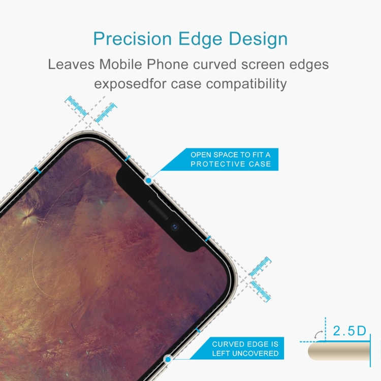 For iPhone 13 Pro Max 0.26mm 9H 2.5D Tempered Glass Film For iPhone 13 Pro Max 0.26mm 9H 2.5D Tempered Glass Film