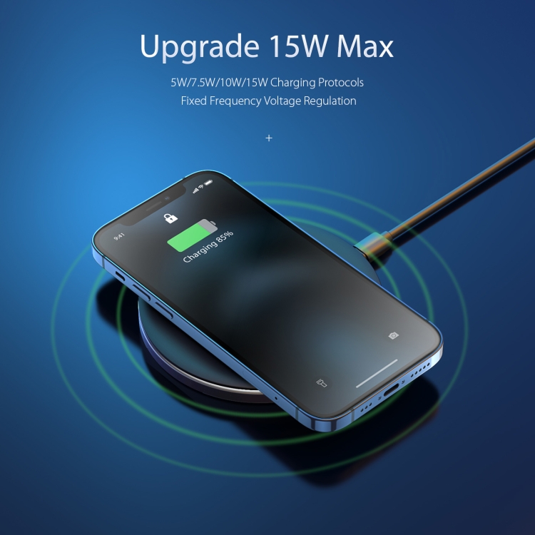 DUX DUCIS C6 15W Smart Wireless Fast Charger(Black) DUX DUCIS C6 15W Smart Wireless Fast Charger(Black)