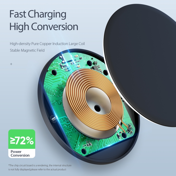 DUX DUCIS C6 15W Smart Wireless Fast Charger(Black) DUX DUCIS C6 15W Smart Wireless Fast Charger(Black)