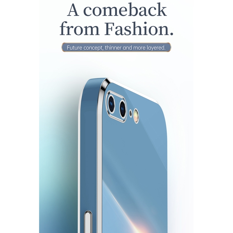 XINLI Straight Edge 6D Electroplate TPU Phone Case For iPhone 6 / 6s(Mint Green) XINLI Straight Edge 6D Electroplate TPU Phone Case For iPhone 6 / 6s(Mint Green)