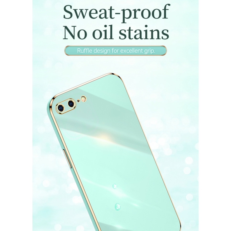 XINLI Straight Edge 6D Electroplate TPU Phone Case For iPhone 6 / 6s(Mint Green) XINLI Straight Edge 6D Electroplate TPU Phone Case For iPhone 6 / 6s(Mint Green)