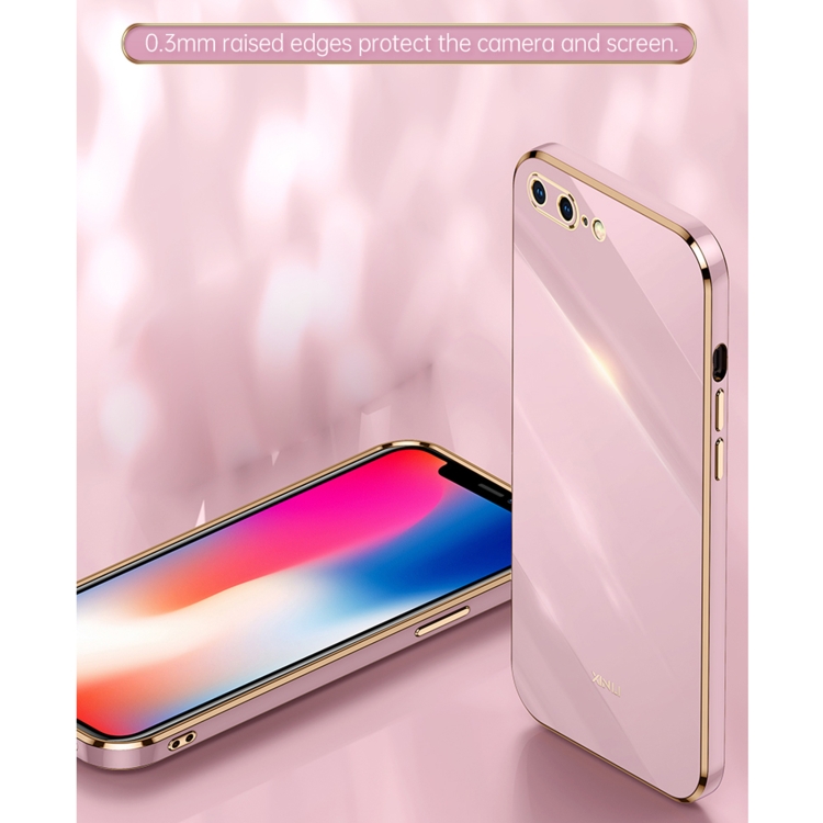 XINLI Straight Edge 6D Electroplate TPU Phone Case For iPhone 6 Plus / 6s Plus(Mint Green) XINLI Straight Edge 6D Electroplate TPU Phone Case For iPhone 6 Plus / 6s Plus(Mint Green)