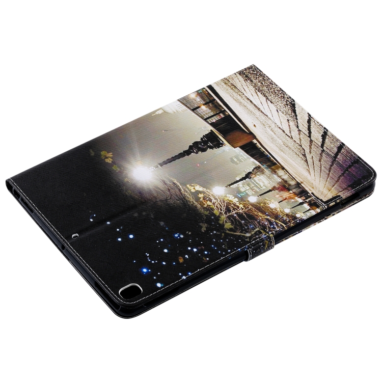 For iPad 10.2 / Pro 10.5 / Air 2019 3D Colored Drawing Horizontal Flip Leather Case with Holder & Card Slots & Wallet & Sleep / Wake-up Function(Cityscape) For iPad 10.2 / Pro 10.5 / Air 2019 3D Colored Drawing Horizontal Flip Leather Case with Holder & Card Slots & Wallet & Sleep / Wake-up Function(Cityscape)