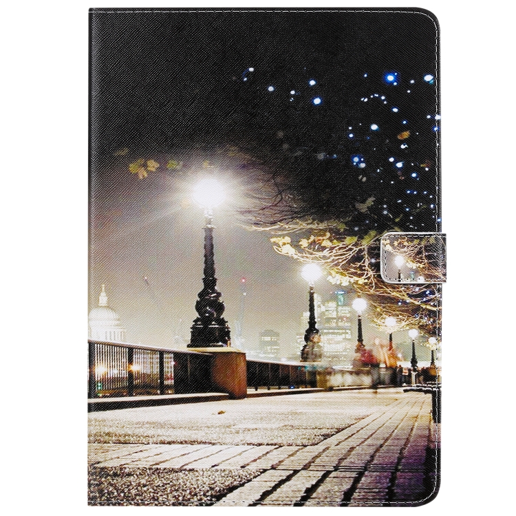 For iPad 10.2 / Pro 10.5 / Air 2019 3D Colored Drawing Horizontal Flip Leather Case with Holder & Card Slots & Wallet & Sleep / Wake-up Function(Cityscape) For iPad 10.2 / Pro 10.5 / Air 2019 3D Colored Drawing Horizontal Flip Leather Case with Holder & Card Slots & Wallet & Sleep / Wake-up Function(Cityscape)
