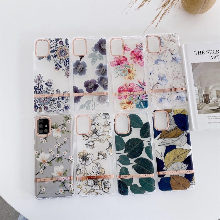 For Samsung Galaxy S20 FE High Translucent Electroplating Flower Pattern TPU + PC Shockproof Case(Cherry Blossoms) For Samsung Galaxy S20 FE High Translucent Electroplating Flower Pattern TPU + PC Shockproof Case(Cherry Blossoms)