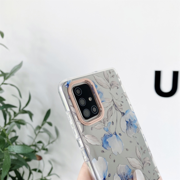 For Samsung Galaxy S20 FE High Translucent Electroplating Flower Pattern TPU + PC Shockproof Case(Cherry Blossoms) For Samsung Galaxy S20 FE High Translucent Electroplating Flower Pattern TPU + PC Shockproof Case(Cherry Blossoms)