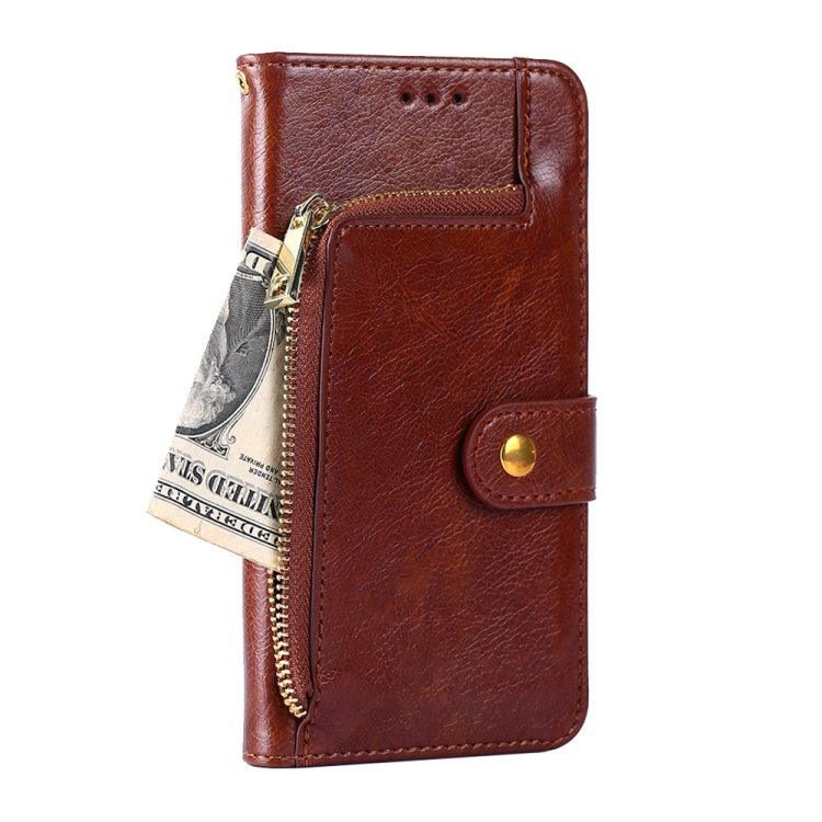 For iPhone 11 Pro Zipper Bag PU + TPU Horizontal Flip Leather Case with Holder & Card Slot & Wallet & Lanyard (Brown) For iPhone 11 Pro Zipper Bag PU + TPU Horizontal Flip Leather Case with Holder & Card Slot & Wallet & Lanyard (Brown)