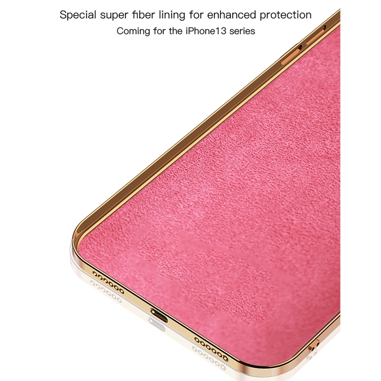 For iPhone 13 Pro Max 6D Electroplating Full Coverage Silicone Protective Case with Magnetic Ring Holder (Light Pink) For iPhone 13 Pro Max 6D Electroplating Full Coverage Silicone Protective Case with Magnetic Ring Holder (Light Pink)