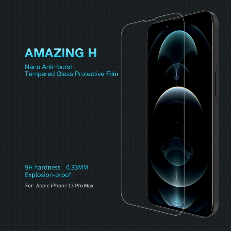 For iPhone 13 Pro Max NILLKIN H Explosion-proof Tempered Glass Film For iPhone 13 Pro Max NILLKIN H Explosion-proof Tempered Glass Film
