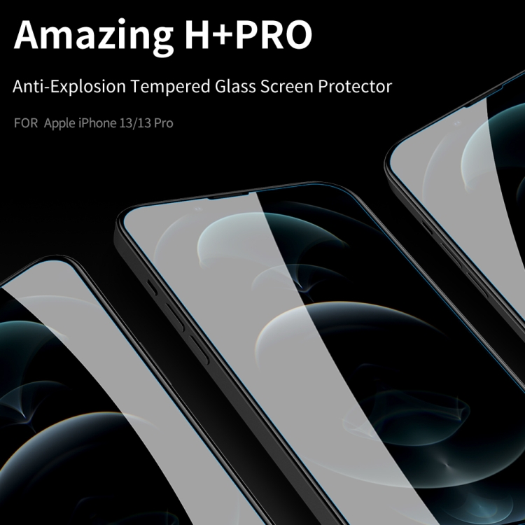 For iPhone 13 / 13 Pro NILLKIN H+PRO 0.2mm 9H 2.5D Explosion-proof Tempered Glass Film For iPhone 13 / 13 Pro NILLKIN H+PRO 0.2mm 9H 2.5D Explosion-proof Tempered Glass Film