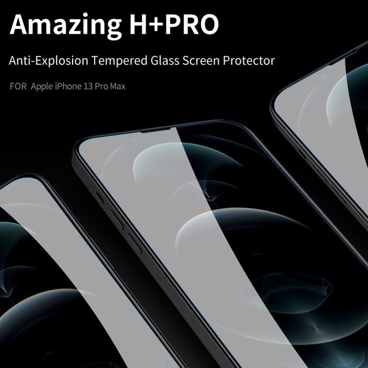 For iPhone 13 Pro Max NILLKIN H+PRO 0.2mm 9H 2.5D Explosion-proof Tempered Glass Film For iPhone 13 Pro Max NILLKIN H+PRO 0.2mm 9H 2.5D Explosion-proof Tempered Glass Film