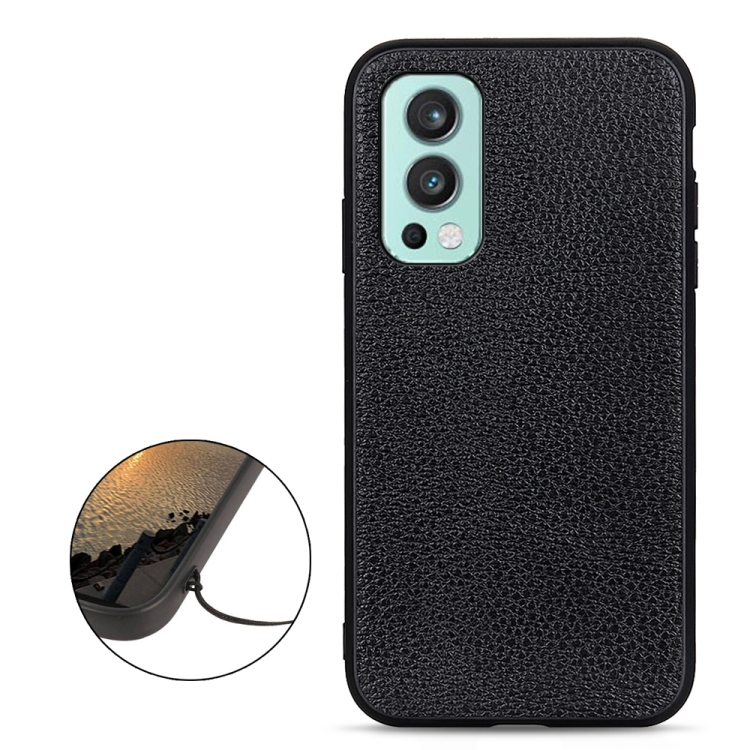 Funda de cuero genuino para Oneplus Nord 2t 5g