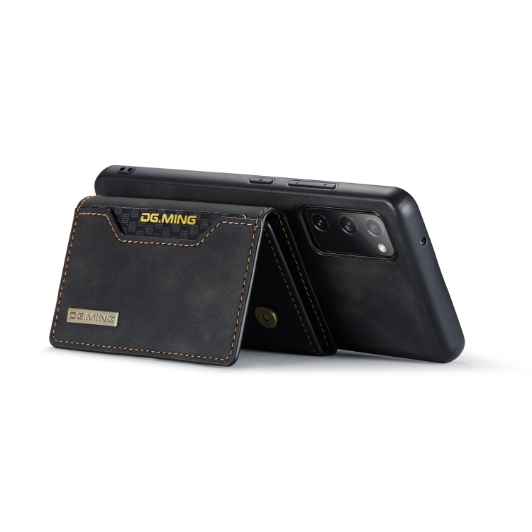 For Samsung Galaxy S20 FE DG.MING M2 Series 3-Fold Multi Card Bag Back Cover Shockproof Case with Wallet & Holder Function(Black) For Samsung Galaxy S20 FE DG.MING M2 Series 3-Fold Multi Card Bag Back Cover Shockproof Case with Wallet & Holder Function(Black)
