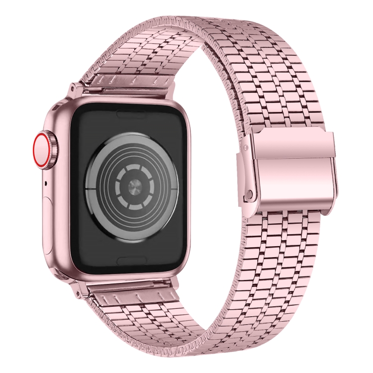 Correa Wiwu de acero de siete cuentas para Apple Watch Series 1 6/SE,  accesorios plateados de 42/44mm, correas de reloj|Correas de reloj| -  AliExpress