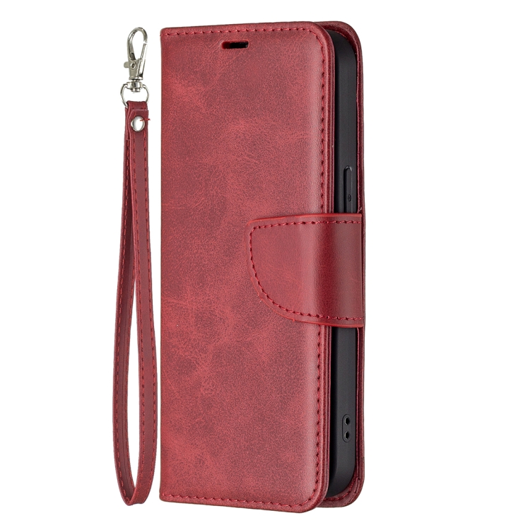 For iPhone 13 Pro Max Retro Lambskin Texture Pure Color Horizontal Flip PU Leather Case, with Holder & Card Slots & Wallet & Lanyard(Red) For iPhone 13 Pro Max Retro Lambskin Texture Pure Color Horizontal Flip PU Leather Case, with Holder & Card Slots & Wallet & Lanyard(Red)