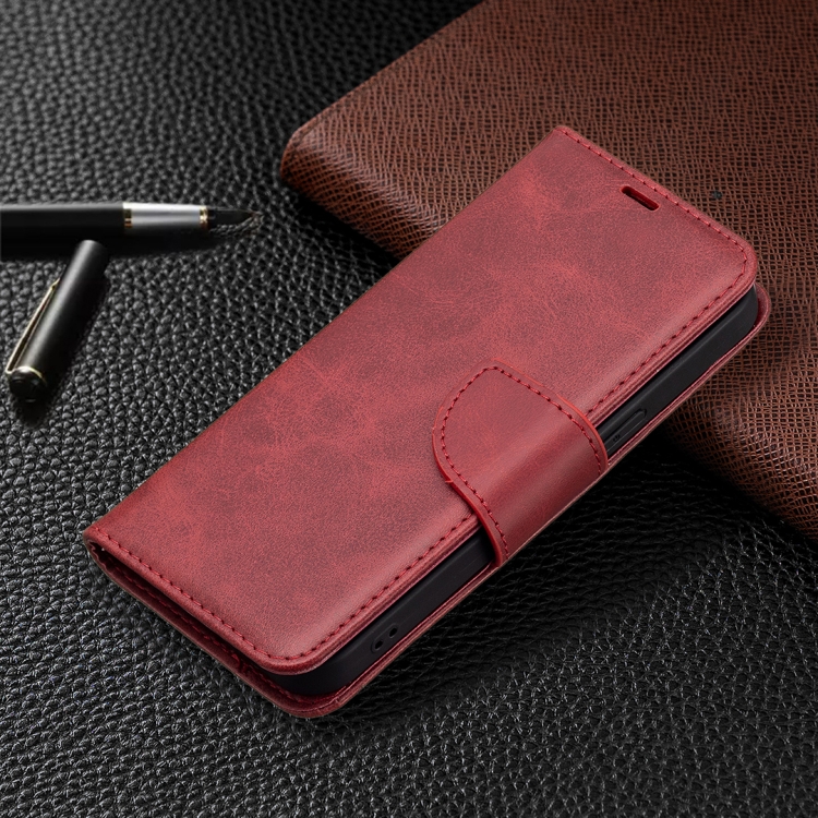 For iPhone 13 Pro Max Retro Lambskin Texture Pure Color Horizontal Flip PU Leather Case, with Holder & Card Slots & Wallet & Lanyard(Red) For iPhone 13 Pro Max Retro Lambskin Texture Pure Color Horizontal Flip PU Leather Case, with Holder & Card Slots & Wallet & Lanyard(Red)