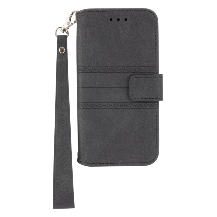 For Samsung Galaxy S20 FE 5G Embossed Striped Magnetic Buckle PU + TPU Horizontal Flip Leather Case with Holder & Card Slot & Wallet & Photo Frame & Sling(Black) For Samsung Galaxy S20 FE 5G Embossed Striped Magnetic Buckle PU + TPU Horizontal Flip Leather Case with Holder & Card Slot & Wallet & Photo Frame & Sling(Black)