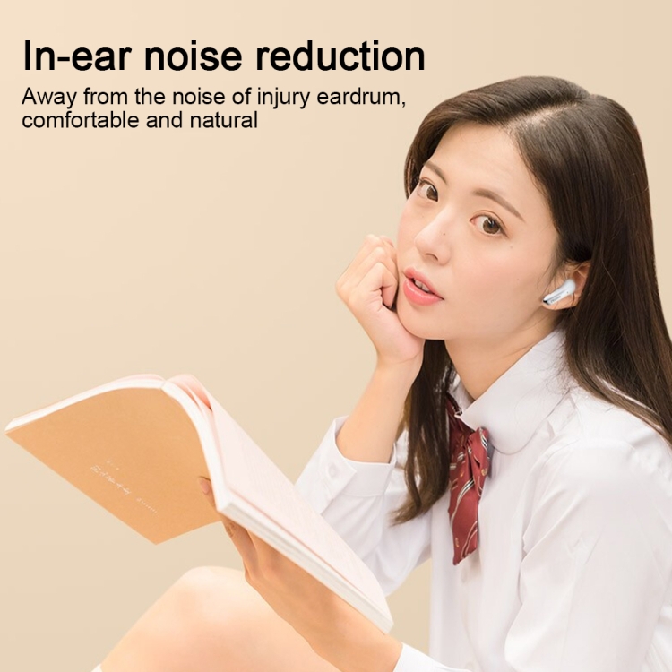 Lenovo LP5 Bluetooth 5.0 Intelligent Noise Reduction Wireless Bluetooth Earphone, STK Version(Black) Lenovo LP5 Bluetooth 5.0 Intelligent Noise Reduction Wireless Bluetooth Earphone, STK Version(Black)