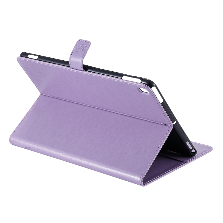 For iPad 10.2 / Pro 10.5 / Air 2019 Pressed Printing Cat and Tree Pattern Horizontal Flip Leather Case with Holder & Card Slots & Wallet(Purple) For iPad 10.2 / Pro 10.5 / Air 2019 Pressed Printing Cat and Tree Pattern Horizontal Flip Leather Case with Holder & Card Slots & Wallet(Purple)