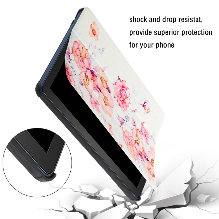 Silk Texture Colored Drawing Pattern Horizontal Flip Magnetic PU Leather Case with Three-folding Holder & Sleep / Wake-up Function For iPad mini 4 / mini (2019)(Camellia) Silk Texture Colored Drawing Pattern Horizontal Flip Magnetic PU Leather Case with Three-folding Holder & Sleep / Wake-up Function For iPad mini 4 / mini (2019)(Camellia)