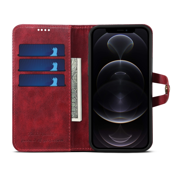 For iPhone 13 mini Calf Texture Buckle Horizontal Flip Leather Case with Holder & Card Slots & Wallet (Red) For iPhone 13 mini Calf Texture Buckle Horizontal Flip Leather Case with Holder & Card Slots & Wallet (Red)