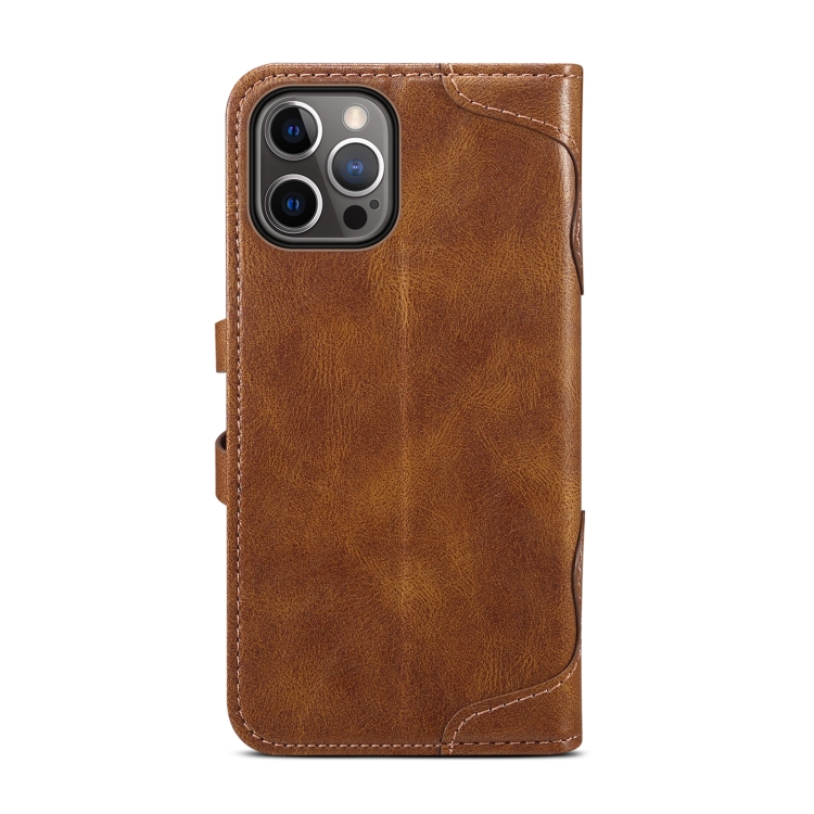 Calf Texture Buckle Horizontal Flip Leather Case with Holder & Card Slots & Wallet For iPhone 13 Pro(Brown) - 2