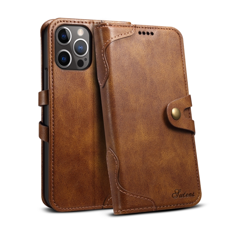 Calf Texture Buckle Horizontal Flip Leather Case with Holder & Card Slots & Wallet For iPhone 13 Pro(Brown) - 4