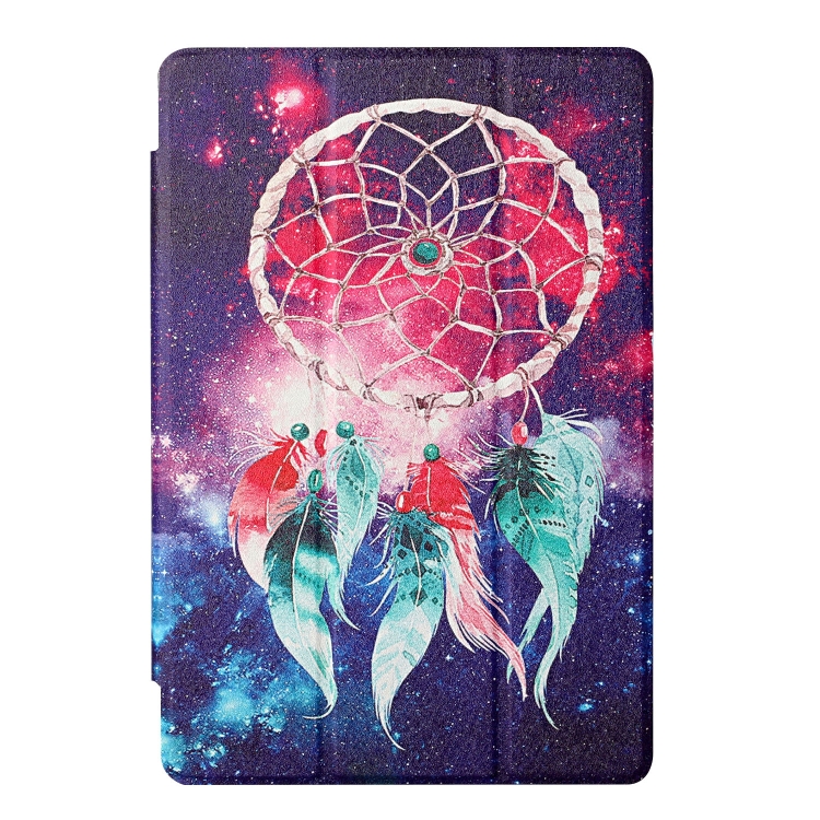 For Lenovo Tab M10(2nd) Silk Texture Colored Drawing Pattern Horizontal Flip Magnetic PU Leather Case with Three-folding Holder & Sleep / Wake-up Function(Star Dream Catcher) - 1