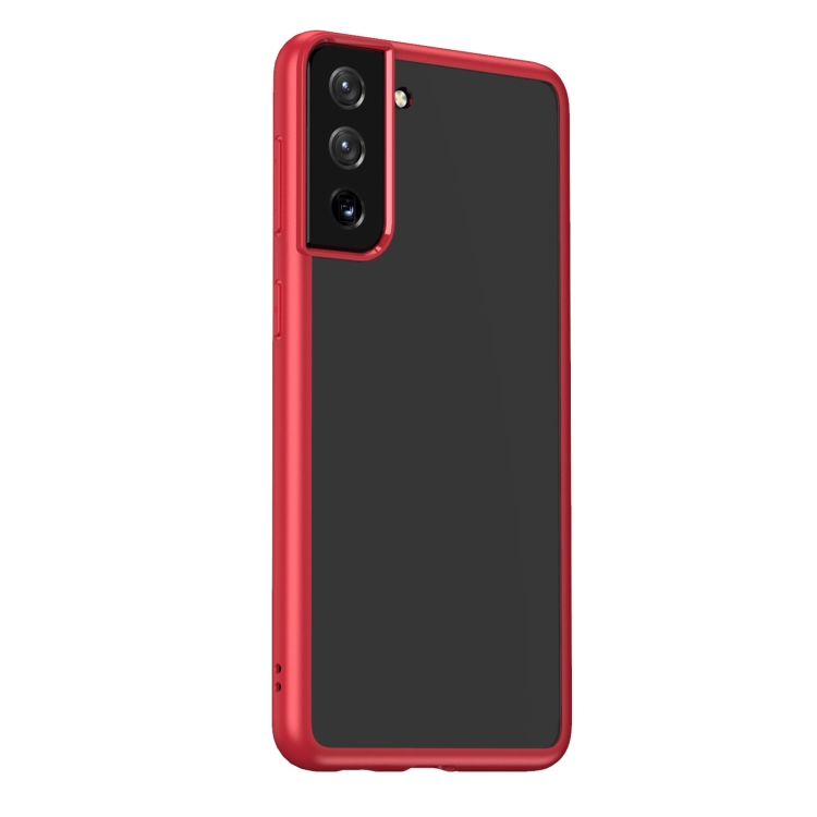 For Samsung Galaxy S21+ 5G Clear Acrylic + TPU Four-corner All-inclusive Shockproof Case(Red) For Samsung Galaxy S21+ 5G Clear Acrylic + TPU Four-corner All-inclusive Shockproof Case(Red)