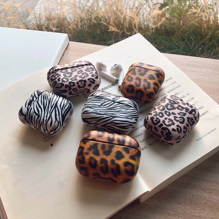 Anti-fall Wireless Earphone PC Protective Case For AirPods 1/2(Zebra Texture) Anti-fall Wireless Earphone PC Protective Case For AirPods 1/2(Zebra Texture)