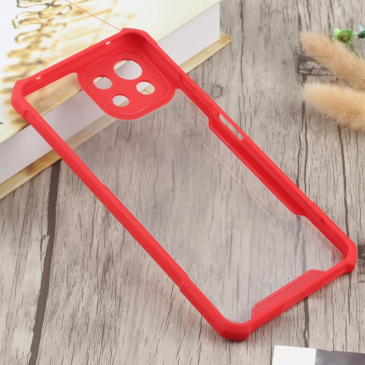 For Xiaomi Mi 11 Lite Acrylic + Color TPU Shockproof Case(Red) - 2