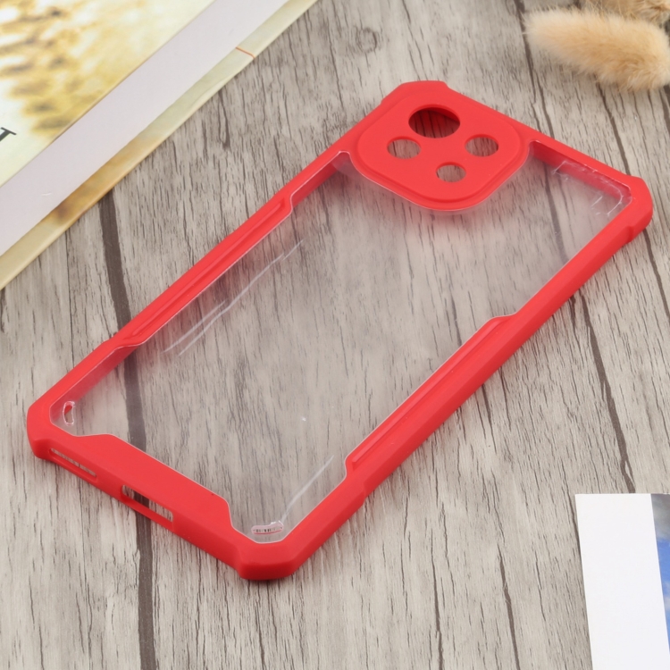 For Xiaomi Mi 11 Lite Acrylic + Color TPU Shockproof Case(Red) - 3