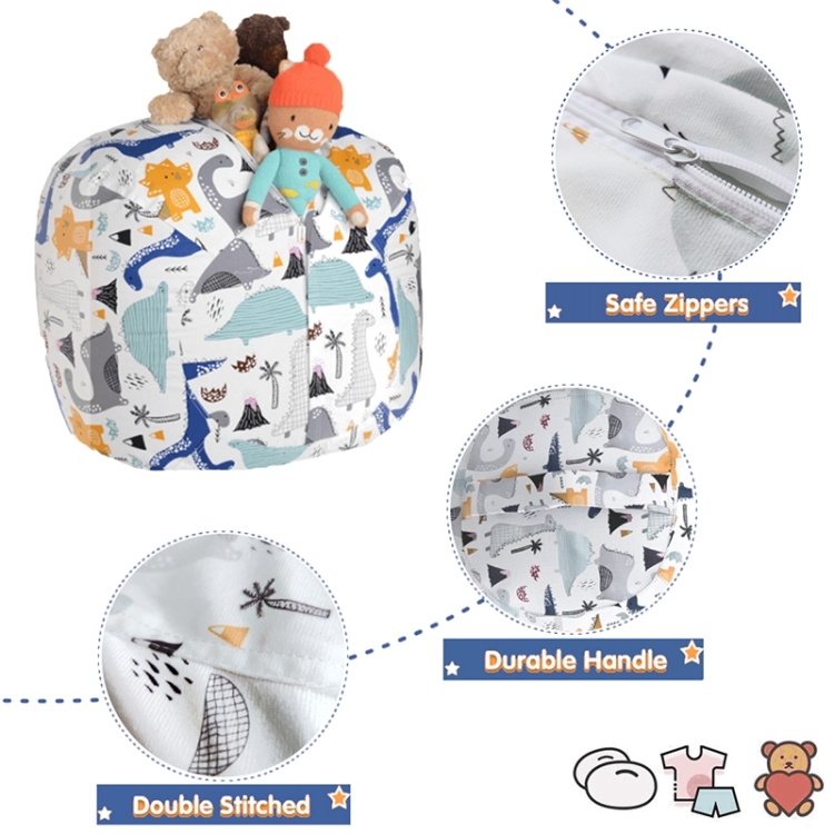 Soft Toy Children Storage Bag Cloth Cover Sofa Cover, Size:18 inch(Unicorn) - B4