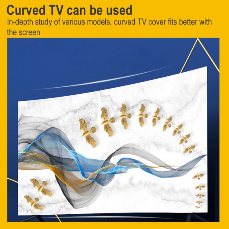 Household Cloth Dust-proof Cover for Television, Size:37-38 inch(Antlers) - B3