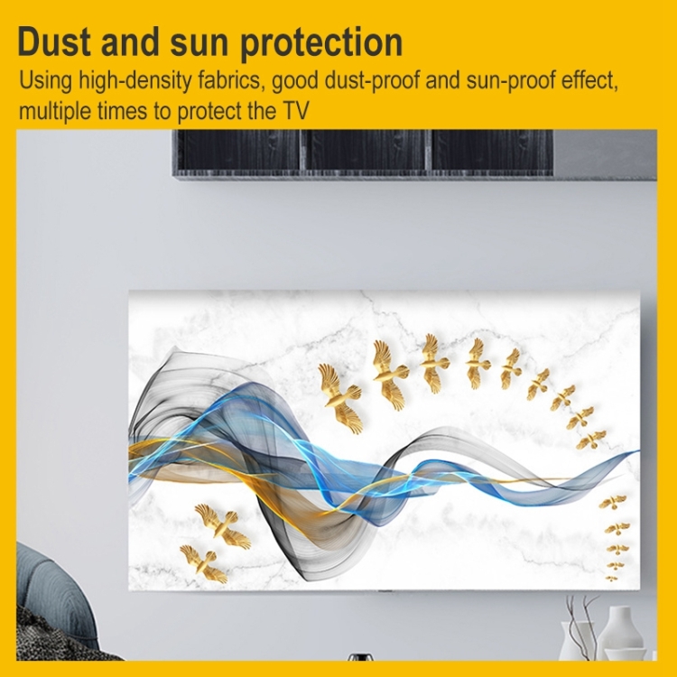 Household Cloth Dust-proof Cover for Television, Size:70 inch(Landscape) - B2