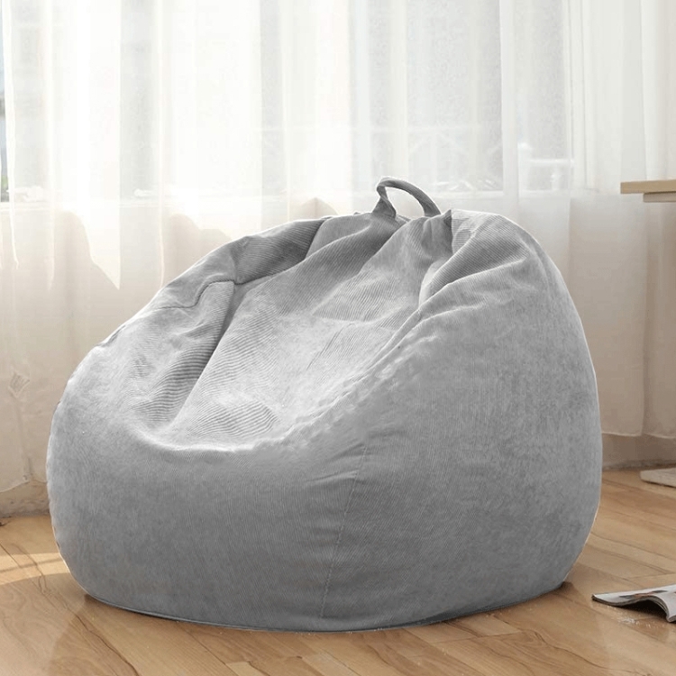 Corduroy Lazy Bean Bag Chair Sofa Cover, Size:70x80cm(Pink) - B5