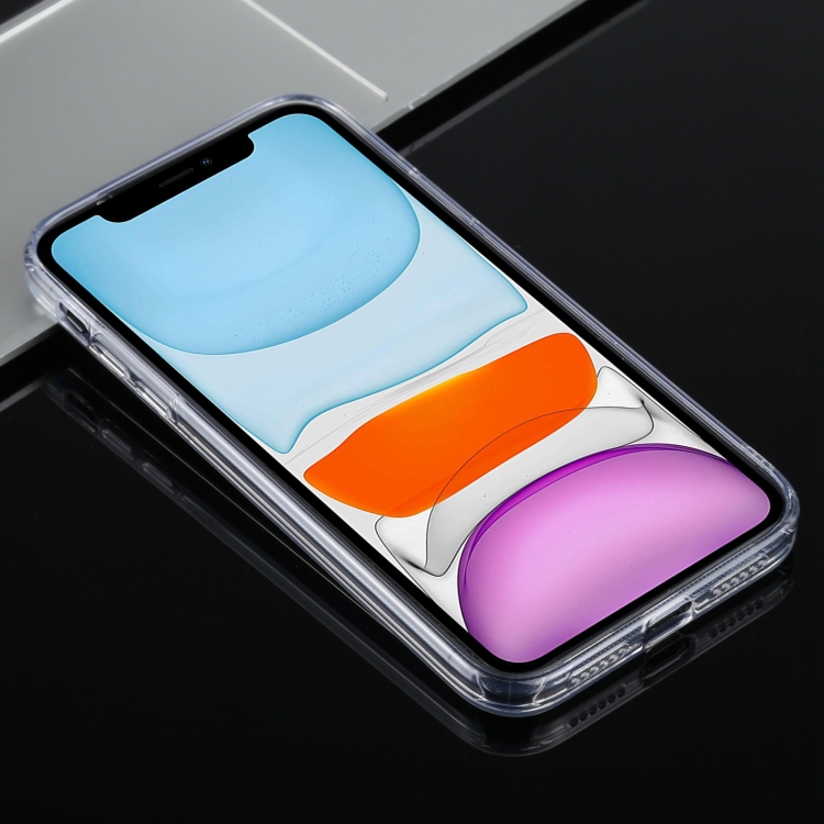 Frosted Stepless Fine Hole Glass Protective Case For iPhone 11 - 2