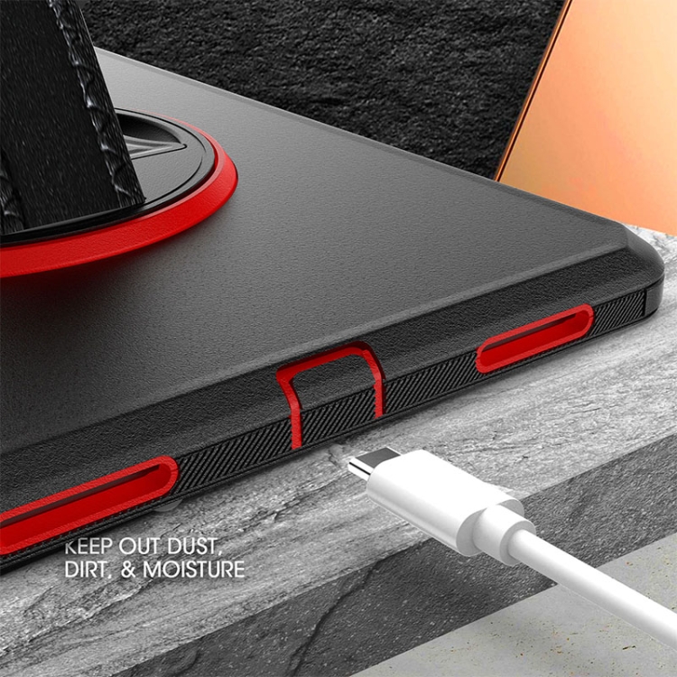 For iPad Pro 11 2020 / Air 10.9 2020 360 Degree Rotation Turntable Robot Shockproof TPU + PC Protective Tablet Case with Holder & Hand Grip Strap & Shoulder Strap(Black White) For iPad Pro 11 2020 / Air 10.9 2020 360 Degree Rotation Turntable Robot Shockproof TPU + PC Protective Tablet Case with Holder & Hand Grip Strap & Shoulder Strap(Black White)