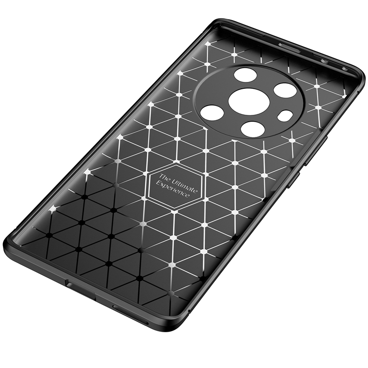 For Honor Magic3 Carbon Fiber Texture Shockproof TPU Case(Black) - 5