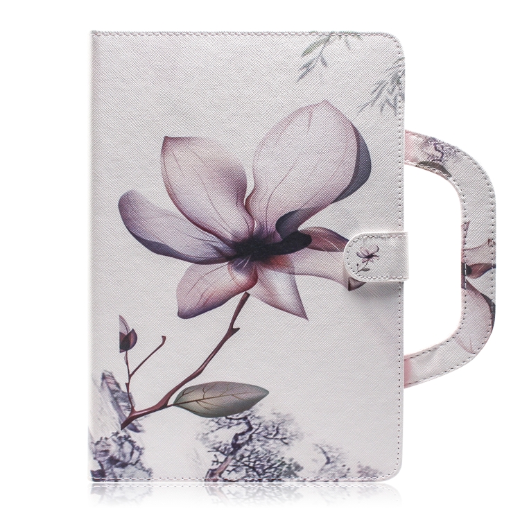 For iPad 10.2 / 10.5 / Air 2019 3D Colored Drawing Horizontal Flip Leather Case with Holder & Card Slot & Wallet & Handle(Magnolia) For iPad 10.2 / 10.5 / Air 2019 3D Colored Drawing Horizontal Flip Leather Case with Holder & Card Slot & Wallet & Handle(Magnolia)